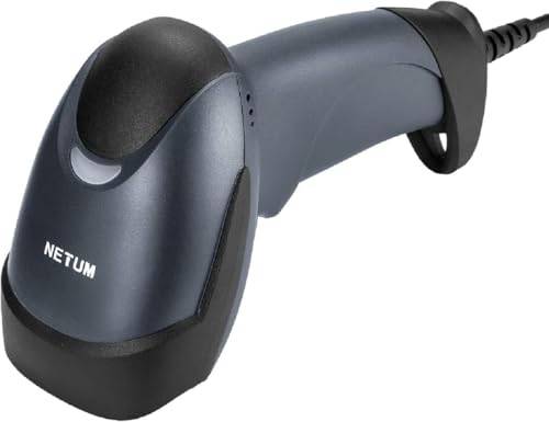 NETUM USB Streckkodsläsare Trådad Handhållen 1D CCD Streckkodspistol För Supermarket, Närbutik, Lager -NT-M3