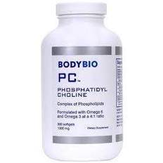 BodyBio Phosphatidyl Choline, 1300mg, 300 Capsules