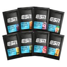 ESN ISOCLEAR Whey Isolate Protein Pulver, Probenbundle, 8 x 30 g, verschiedene Sorten, Proteinlimo mit fruchtig leckerem Geschmack, clear Whey - made in Germany