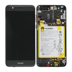 Huawei Honor 8 Original Skärm LCD Display med Batteri - Svart - 02350VAS