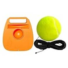 Tennis Rebounder Trainer for Practice, tennisträningsverktyg med strängboll, nybörjare tennis rebounder kit, dekorativt sportövningsstöd 22 x 20 x 5,3 cm för hem, övning, träning