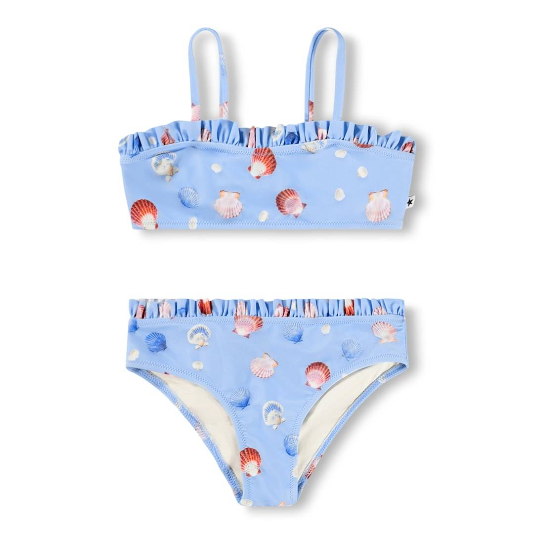 Molo Naila Bikini Shells Shells 74/80 cm Blå 74/80 cm Piger