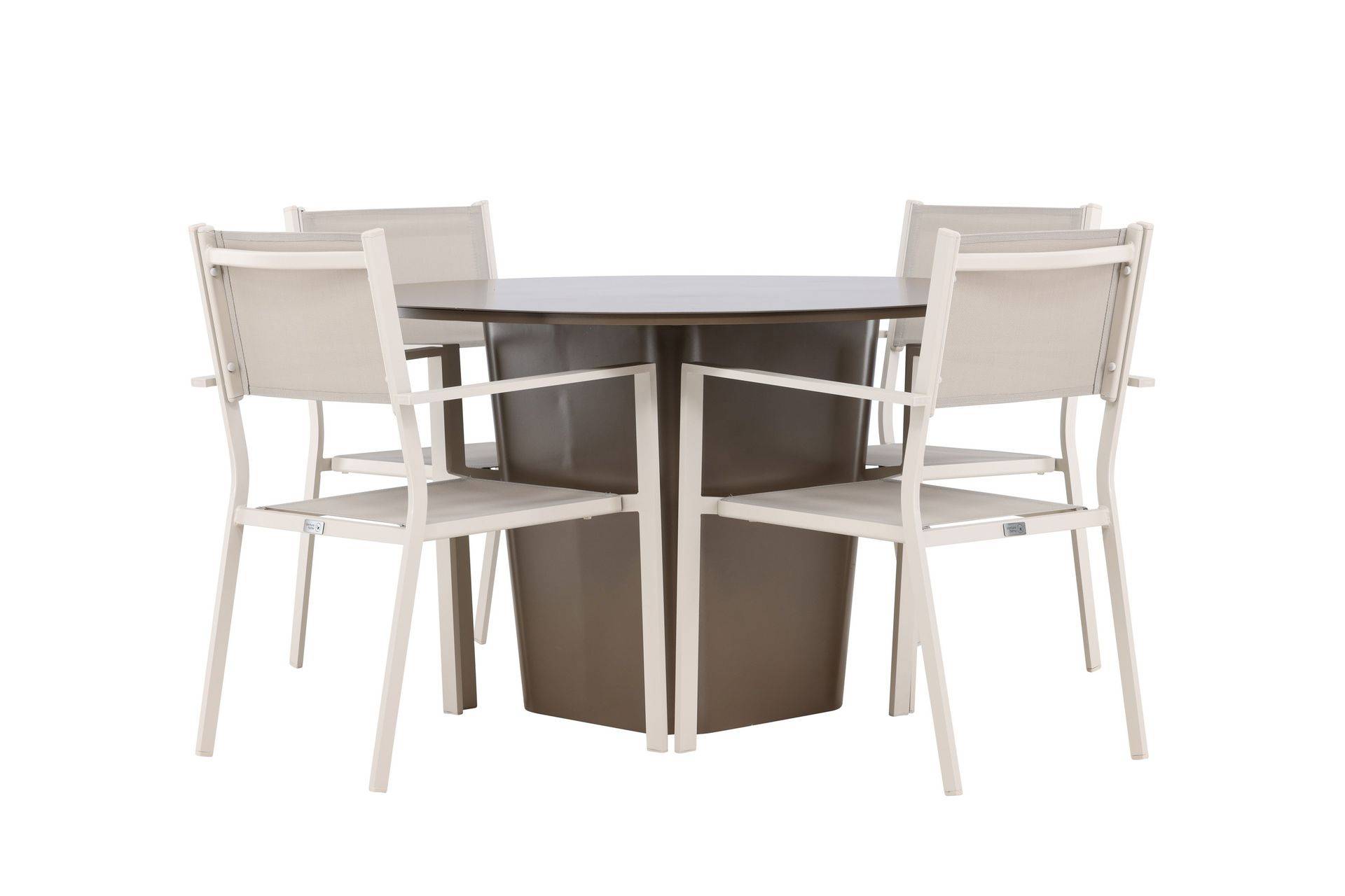 Venture Home Santa Fe Matgrupp Utomhus + 4 Utestolar - Brun utomhus