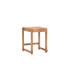 Low Stool 01 | Warm Brown Birch - Warm Brown Birch