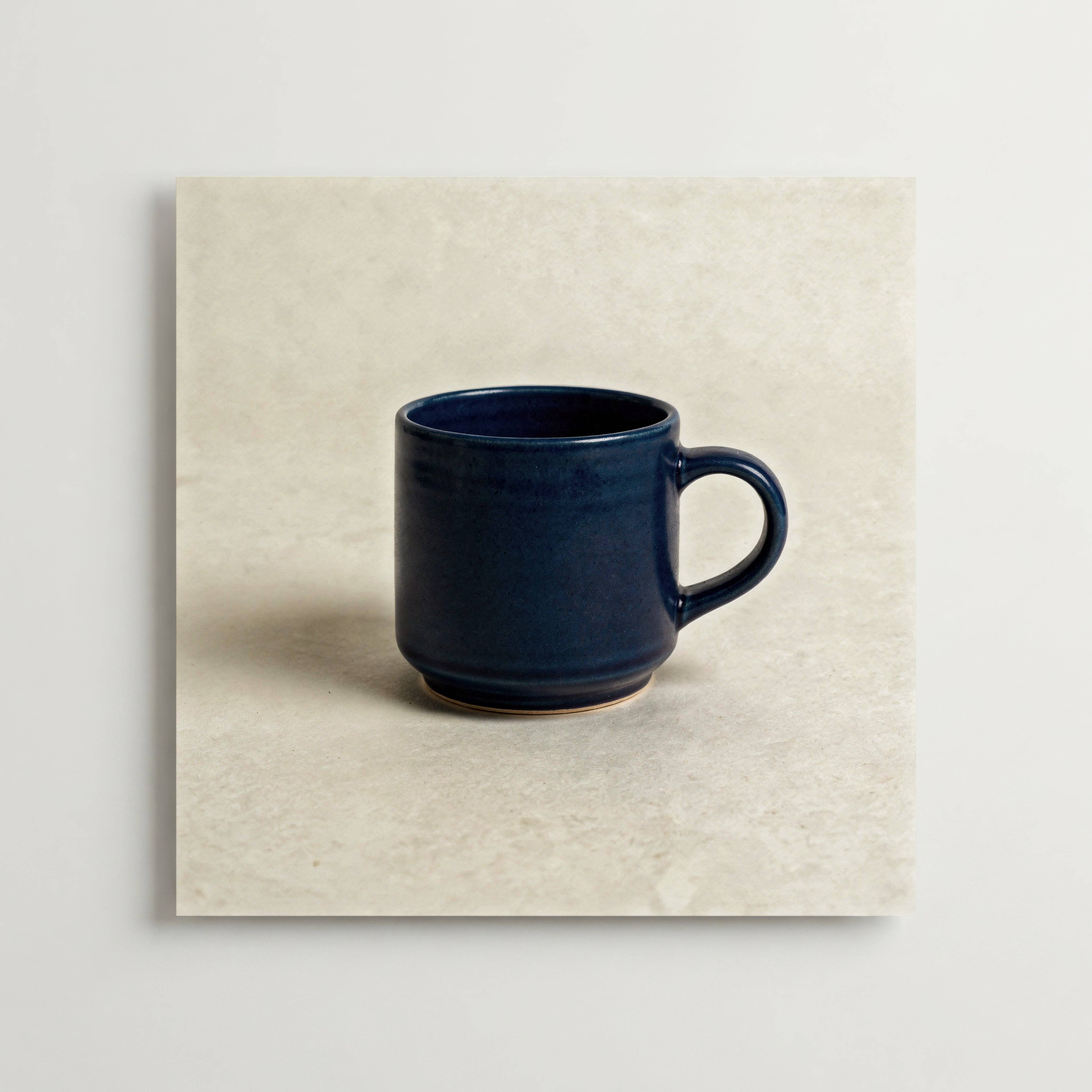 Indigo Mugg Poster - Premium Canvas 100x100 cm