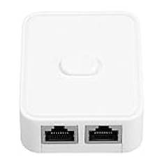 Gigabit Network Switch 2 Port 10/100/1000 Mbps 2 In 1 Out 1 In 2 Out PoE Extender Switch RJ45 Network Splitter Adapter Gigabit Network Switch 2 Port 10/100/1000 Mbps 2 In 1 Out 1