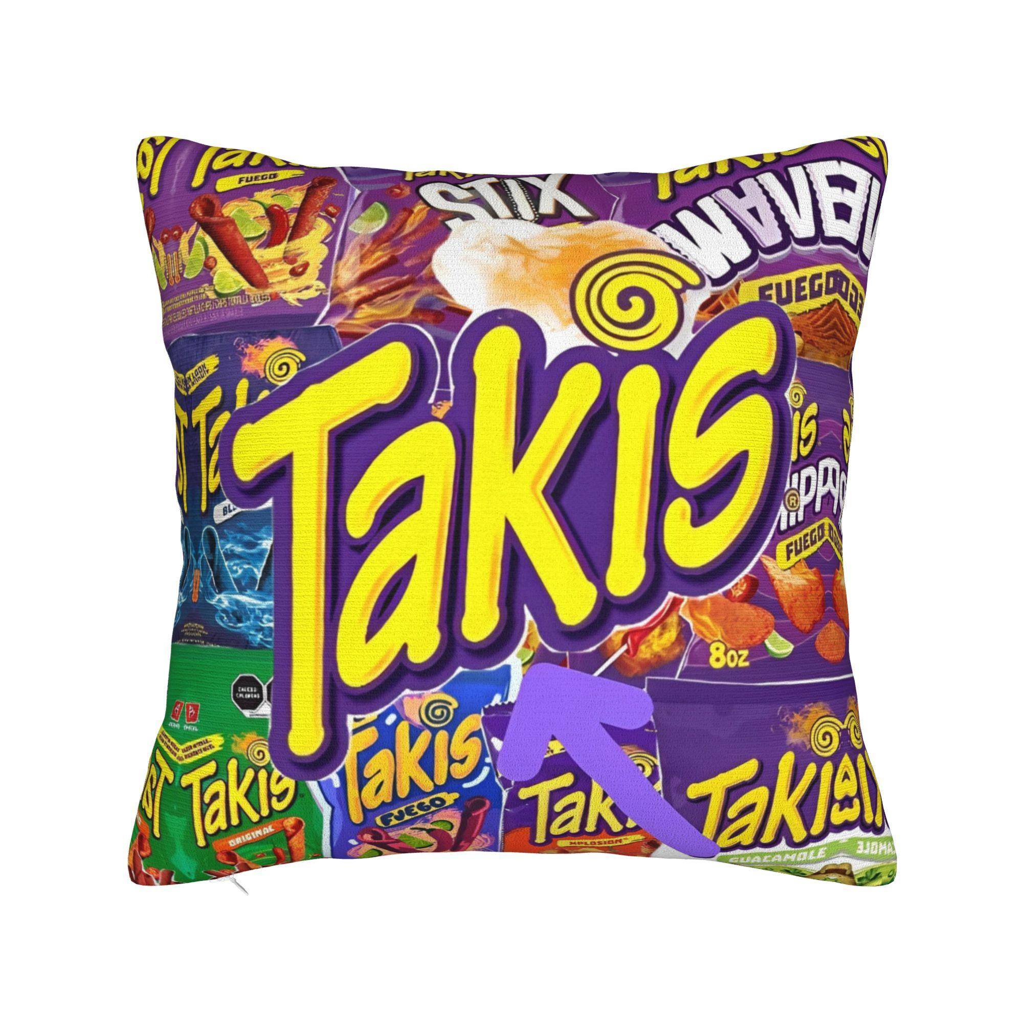Takis Chili Chips Kuddfodral Retro Trendigt Kuddfodral Mjuka Kuddfodral för Soffa Soffa Sovrum