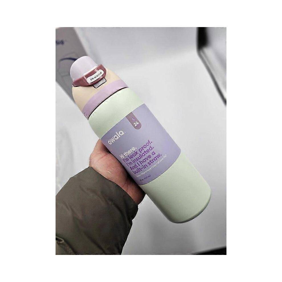 (24oz) Owala Freesip 24/32oz Water Bottle Coastal Mist E