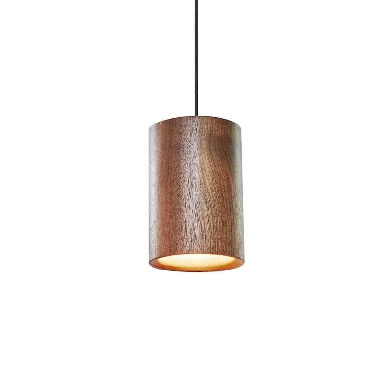 Terence Woodgate Solid cylinder taklampa valnöt
