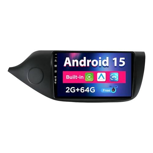 BXLIYER SXAUTO Android 13 IPS bilradio för Kia CEE'd CEED JD (2012-2018 inbyggd CarPlay/Android bil - backkamera gratis - 2 G + 32 G - rattkontroll DAB fast båt WiFi DSP - 2 Din 9 tum