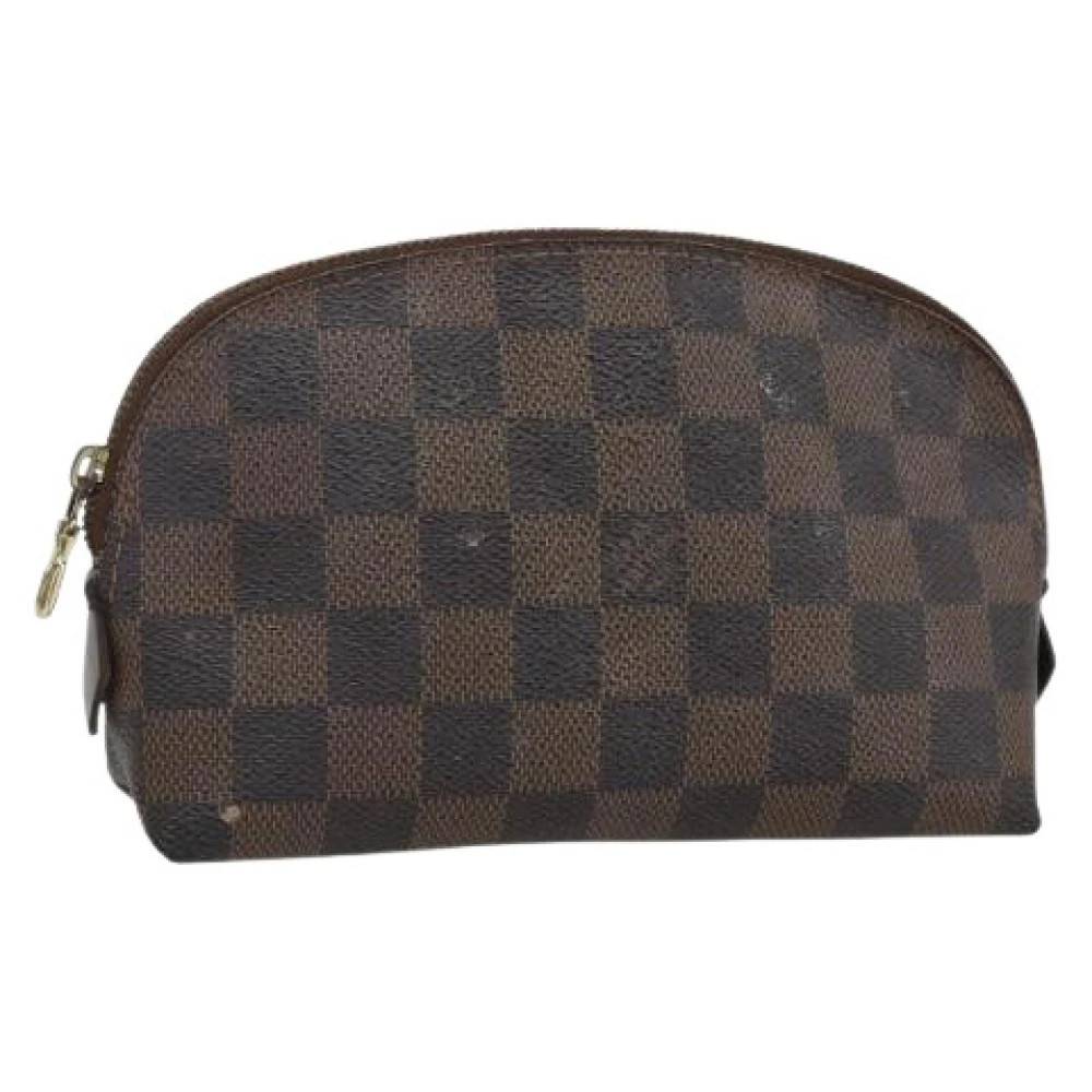 Louis Vuitton Vintage Pre-owned Canvas Clutch - Vintage - Dame - Brun - ONE SIZE - Tyl
