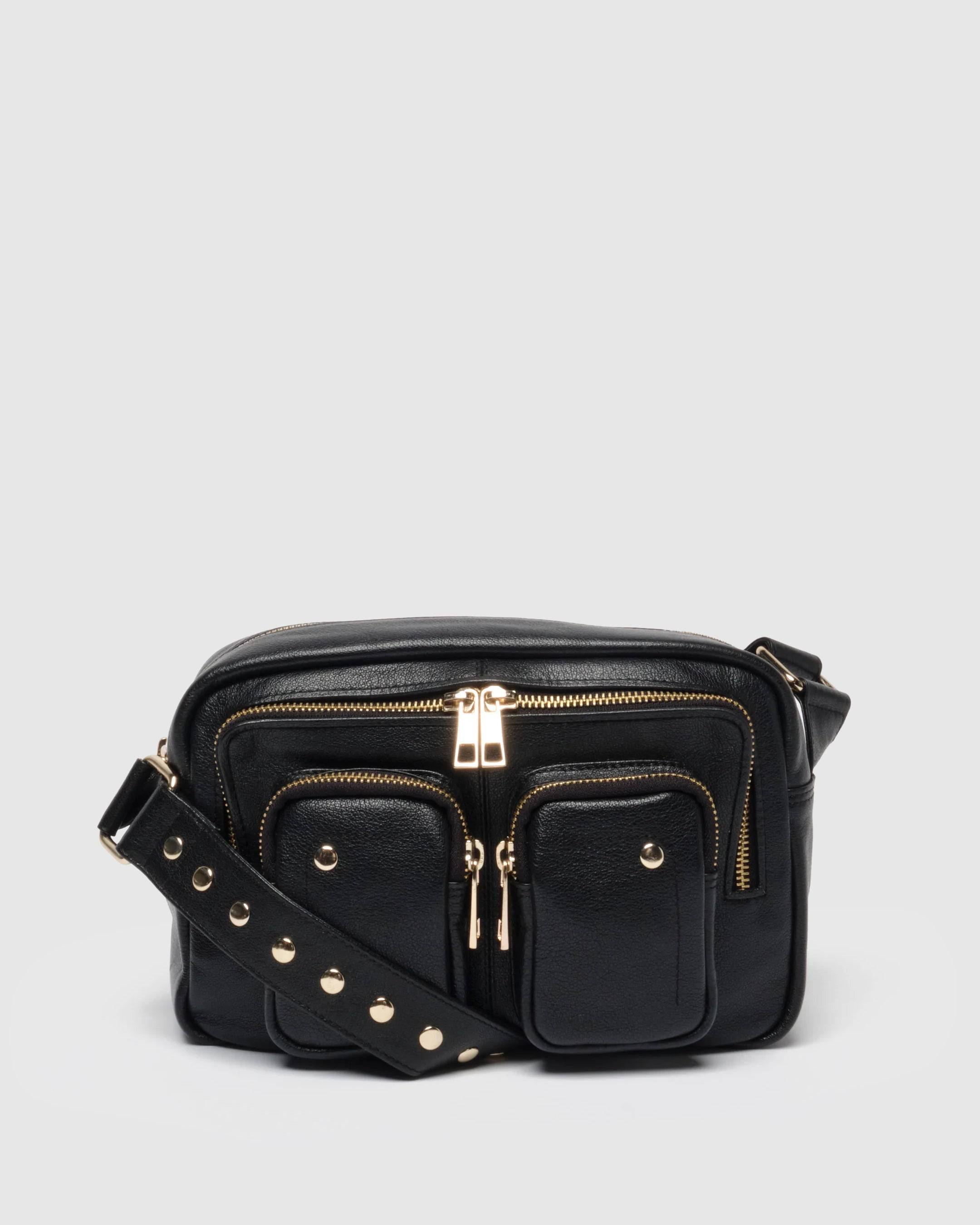 Ellie Air 1 Black w. gold - Black / One Size