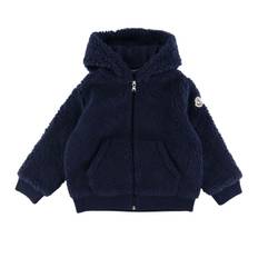 Moncler Fleecejakke - Medium Blue - Moncler - 2 år (92) - Fleecejakke