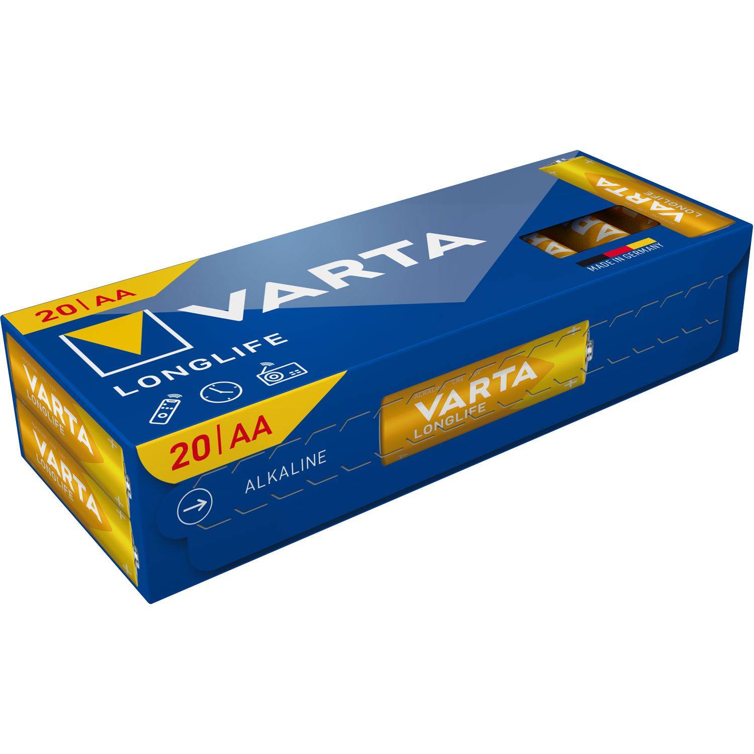 Varta Longlife AA/LR6 Batteri - 10-p, 20-p, 4-p - 20-pack