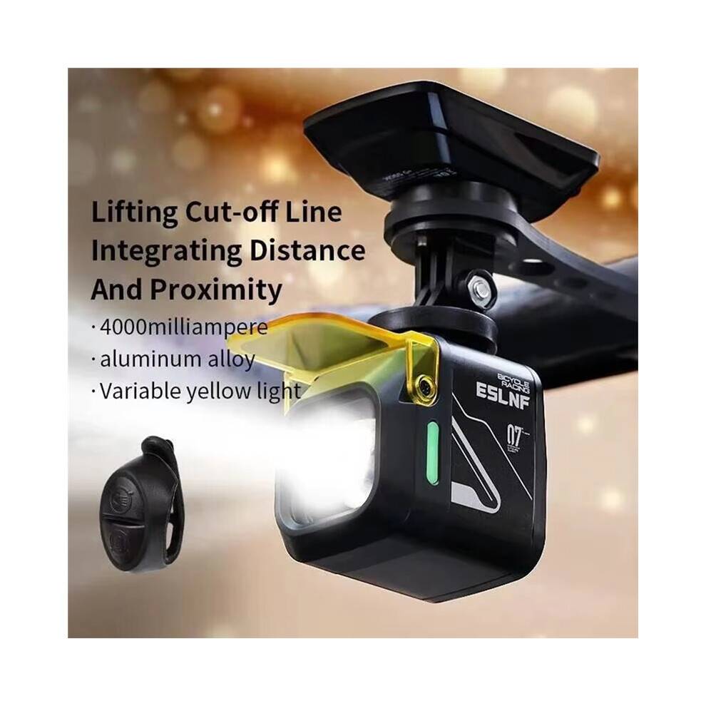 ESLNF Aluminum Bike Accessories 1200Lumens 4000Mah Type-C Charging Dust-Proof and Rain-Proof Bicycle Front Light