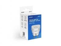 (ComputerSalg) TRAVEL PLUG ADAPTER USA TO SPAIN SAVIO AP-01