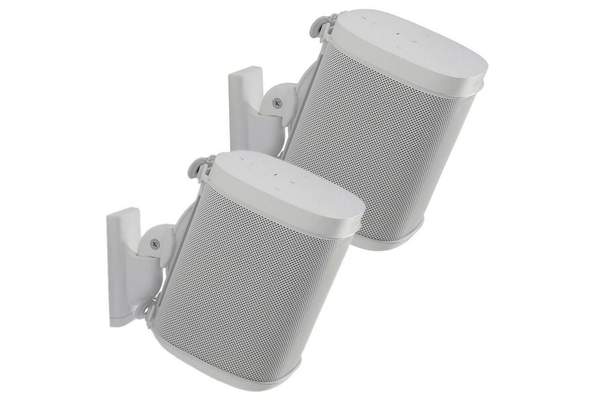 Högtalarfäste Sanus för Sonos One SL Play:1 och Play:3 - Vit Högtalarstativ