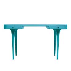 Cappellini - Riga Desk, Magnolia Matt Lacquer - Skriveborde - Marc Newson - Grå - Metal/Træ