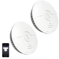 SiGN Smart WIFI Brandalarm med Røgdetektor - 2-pak