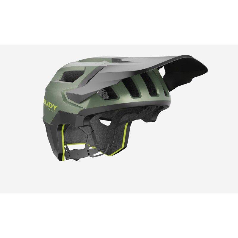 Rudy Project Terraform - MTB-hjälm Met.Olive / Black / Acid Green M. S / M (55 - 58 cm)