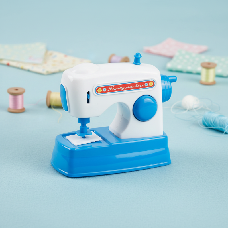 Pretend Play Kitchen Set – Kreativitet & rollspel – Köksleksaker Symaskin / Blå | Pedagogiska Träleksaker