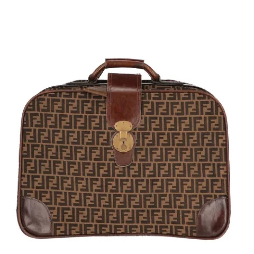 Fendi Vintage Pre-owned Canvas fendi-tasker - Vintage - unisex - Brun - ONE SIZE - Tyl
