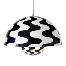 Flowerpot VP2 Pendel - Pattern black/white