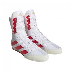Adidas boksestøvler "BOX HOG 4" White/Red str. 41 1/3