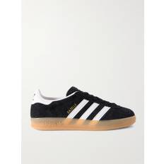 adidas Originals - Gazelle Indoor Faux Leather-Trimmed Suede Sneakers - Men - Black - UK 8.5