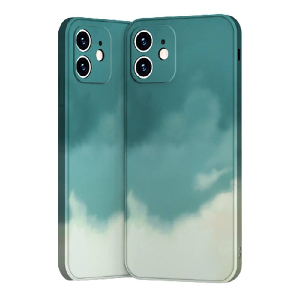 Slankt designcover til iPhone 11, flydende silikone med 360 graders fuld kropsbeskyttelse og kamerabeskyttelse til trådløs opladning, kompatibel