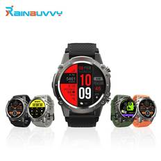 DM52 Sports Smartwatch 1.45inches Full Touchscreen 360x360 Bluetooth Call/Music HX3602 IP68 Waterproof Multiple Sports Mode Android Outdoor Watch svart