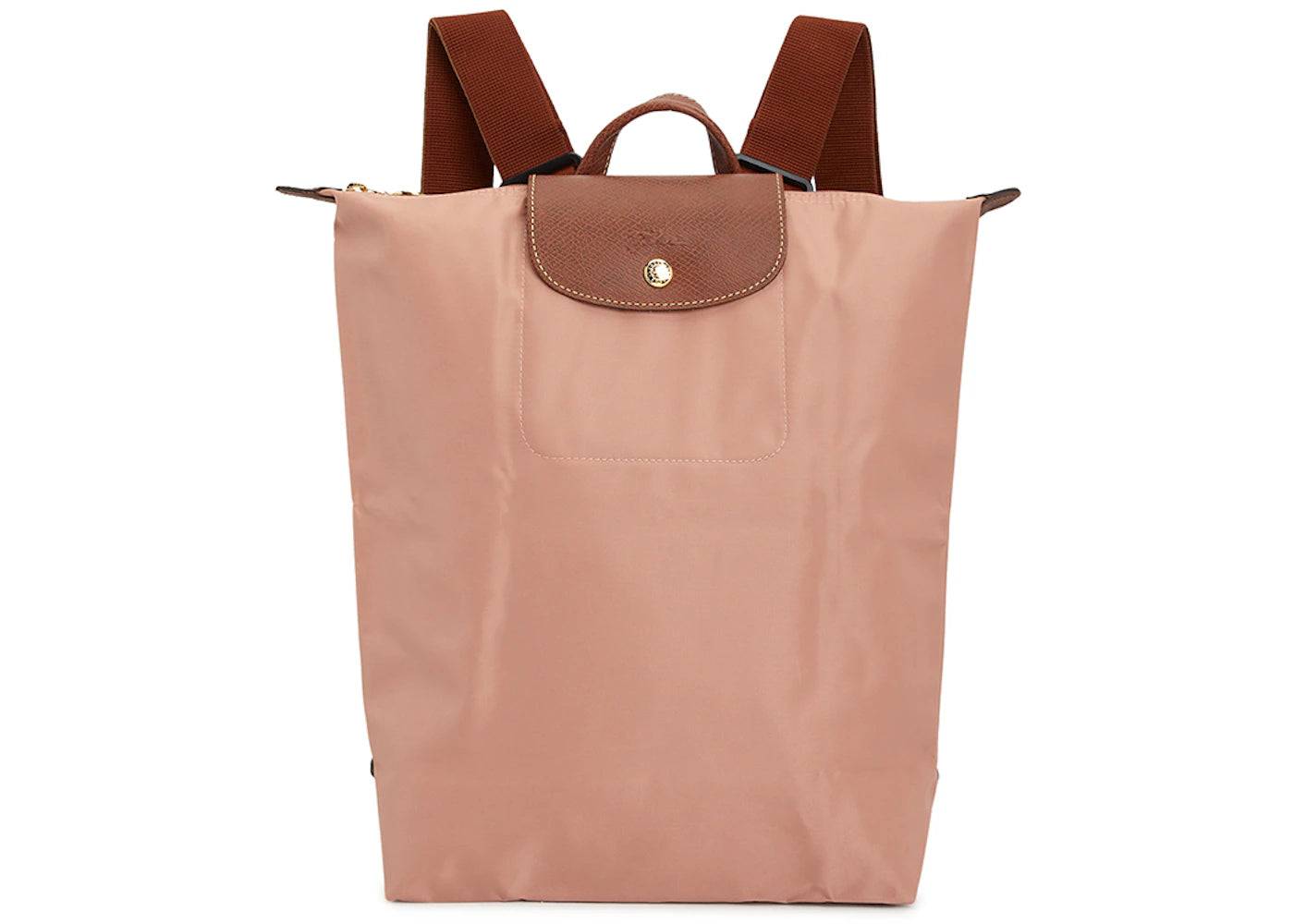 Longchamp Le Pliage Green M Backpack Indianpink - One Size (One Size)