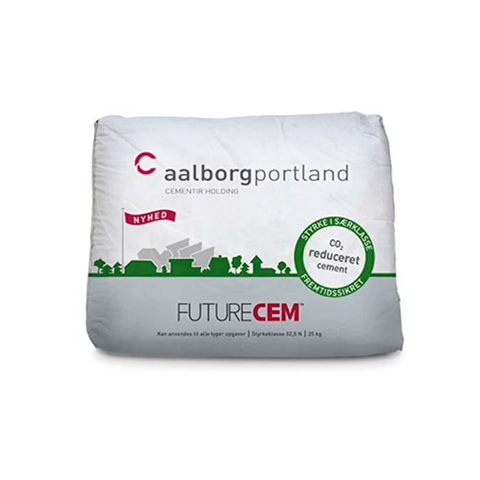 Aalborg Portland Futurecem Cement, 25 kg - HEL PALLE 42 sække - Aalborg Portland.
