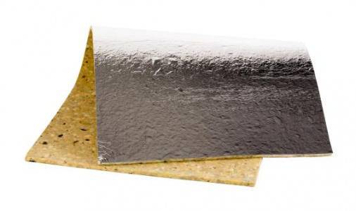 Ljudisolering Motorisolering folie+lim 20mm (500x500mm) Lundgrens