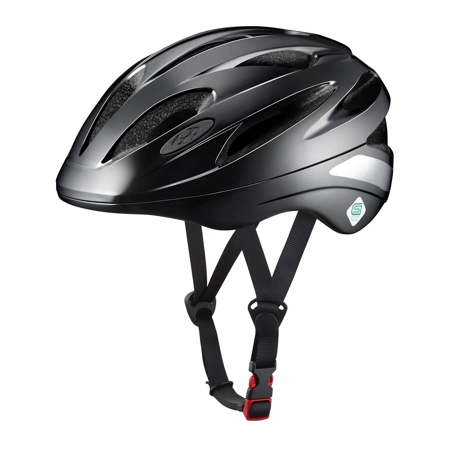 OGK KABUTO Bicycle Helmet Less than Black SG Certification SN-13M Size 56-58cm Color svart