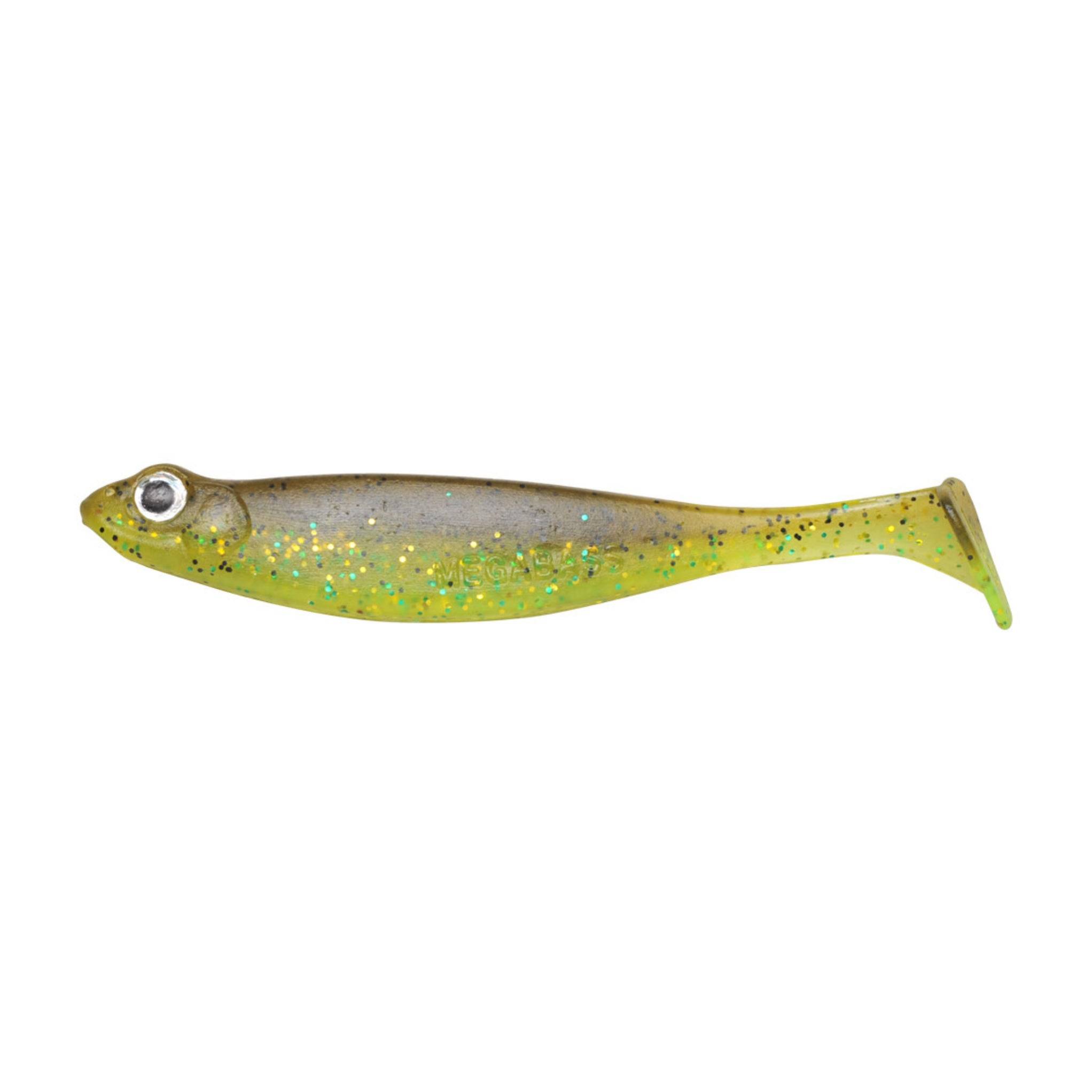 MEGABASS Hazedong Shad 3 inch Green Pumpkin Blue