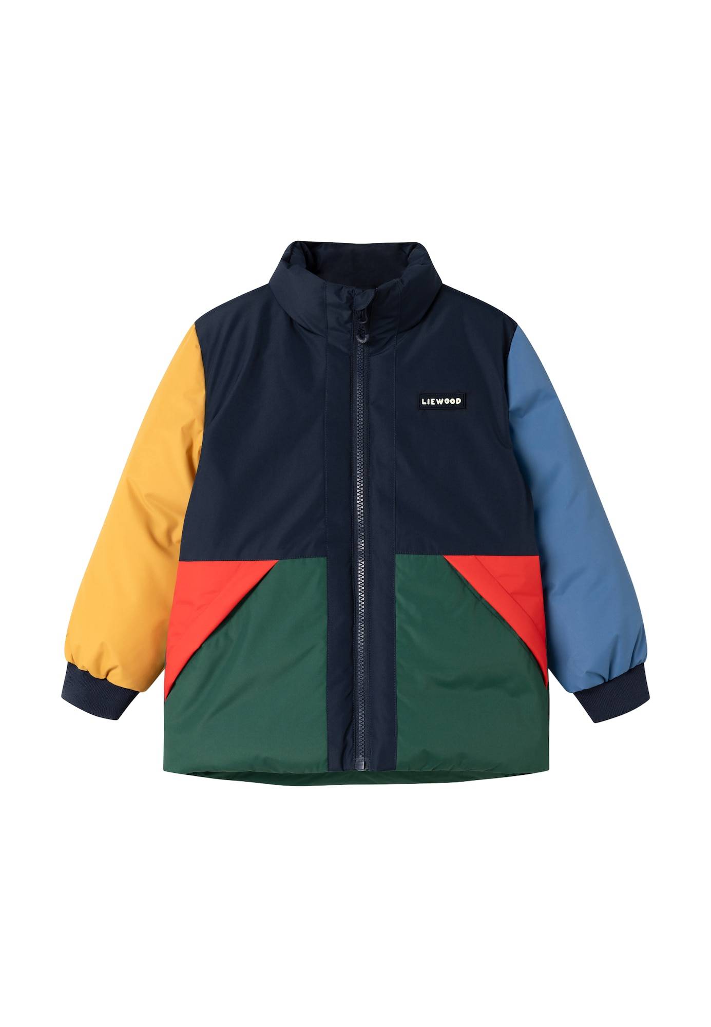 Liewood Overgangsjakke 'Bran'  navy / gul / grøn / rød