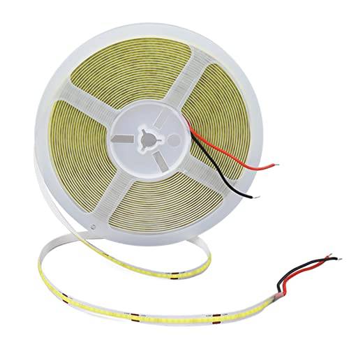 COB LED Strip Light, 10m COB LED Strip 252 Lamp Beads Flexibel (3000K varmvit)