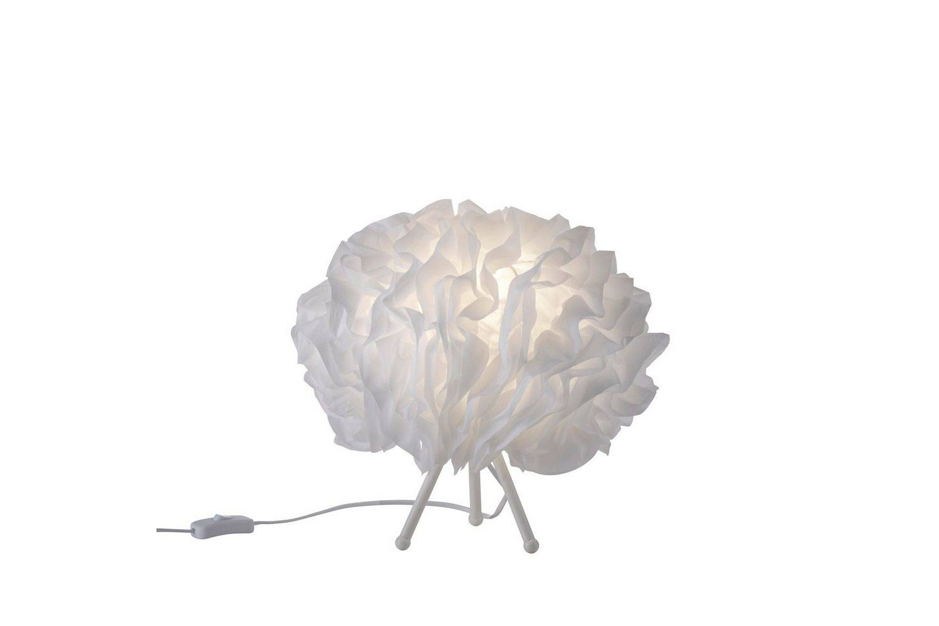 Bordslampa Lolasmart Naomi - 35x30x35 cm Sängbordslampa Vit
