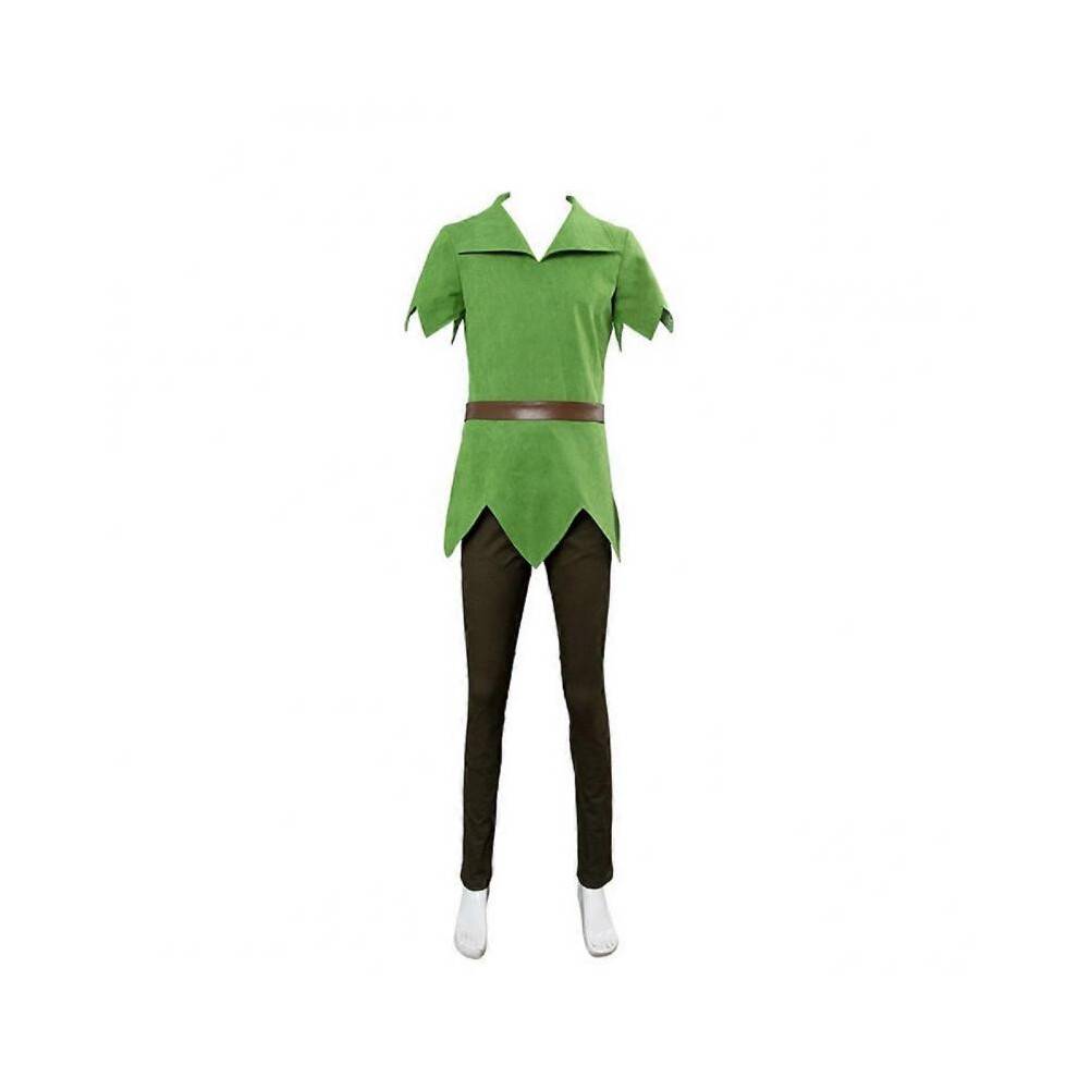 (150, boy) Peter Pan Cosplay Costume for Men Women Kids Halloween Party Cosplay Outfit Hot Movie Character Costume