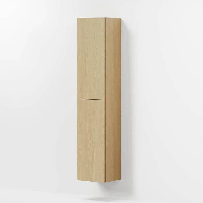 Højskab med klassiske døre - 35x32x174 cm - eg - Vadum - Default Title