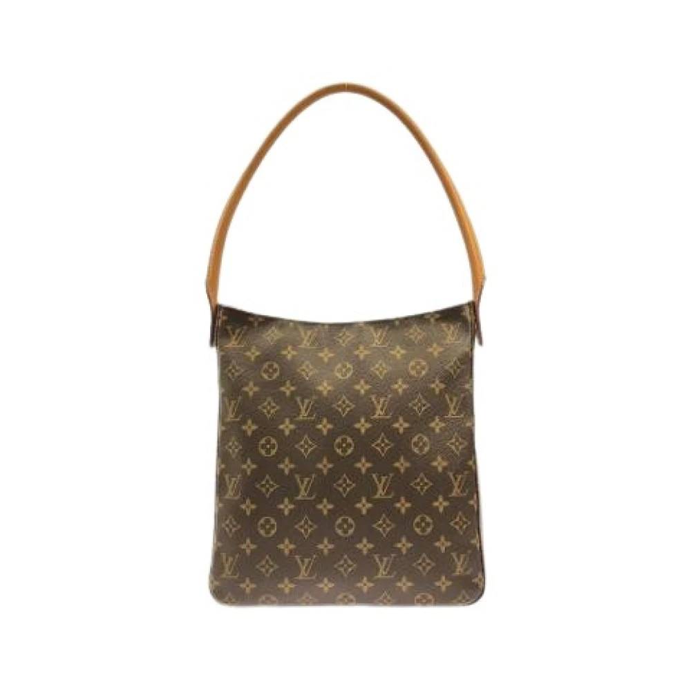 Louis Vuitton Vintage Pre-owned Monogram Skuldertaske - Vintage - Dame - Brun - ONE SIZE - Uld