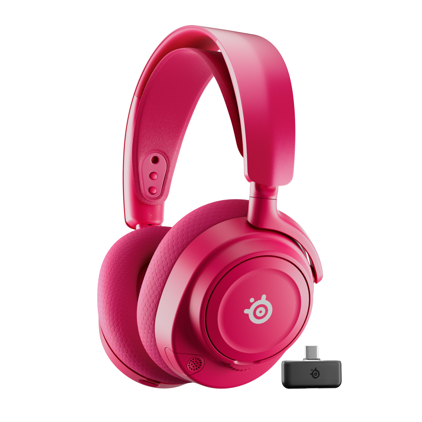 SteelSeries Arctis Nova 7P Gen 2 trådløst gaming-headset med mobilapp-styring til PlayStation | Magenta - magenta