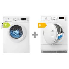 Electrolux Ew2f3047r5 &amp; Ew2c327r1 Tvätt+Tork Paket