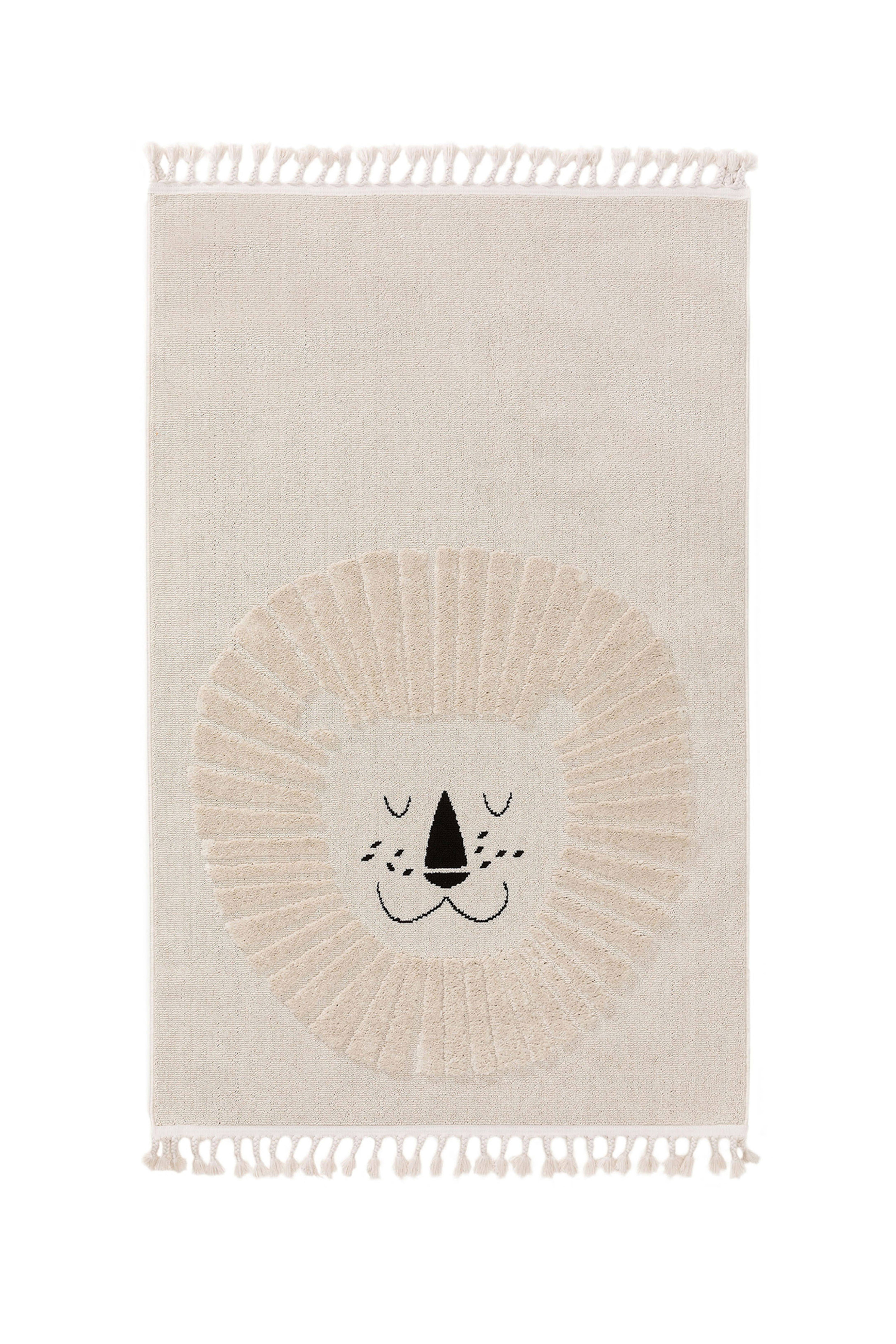 benuta - Barnmatta Momo - Creme - size: 90x130 (90x130)