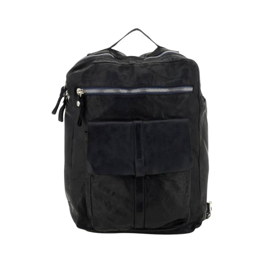 Campomaggi Melograno Backpack - Tasker - Herre - Sort - ONE SIZE - Læder