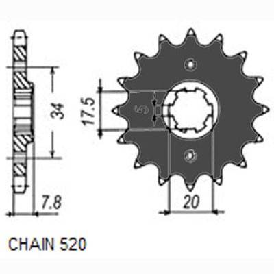 SUNSTAR 391-13 Framdrev