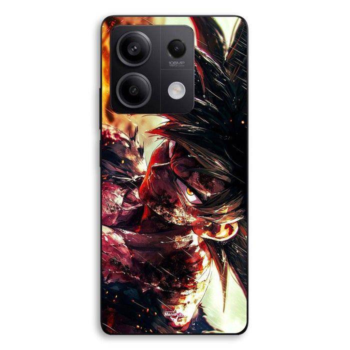 Coque Pour Xiaomi Redmi Note 13 5G Dragon ball goku fan art Maniacase svart