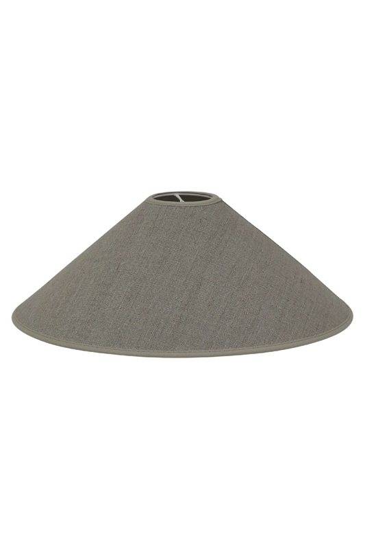 Hallbergs Belysning Carolin lampskärm 35 cm, Natur Linne