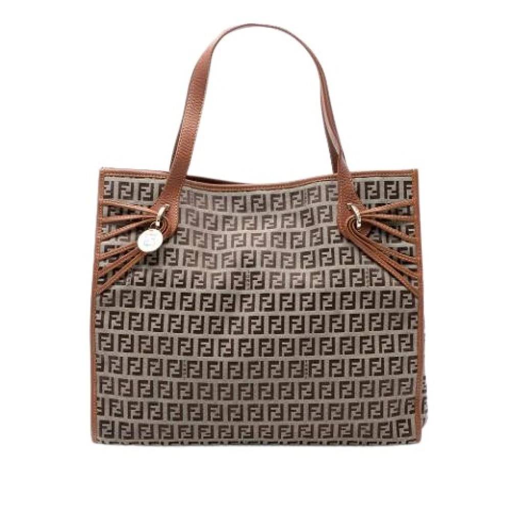 Fendi Vintage - Pre-owned Canvas Tote Bag Vintage - Dam - ONE Size - Läder